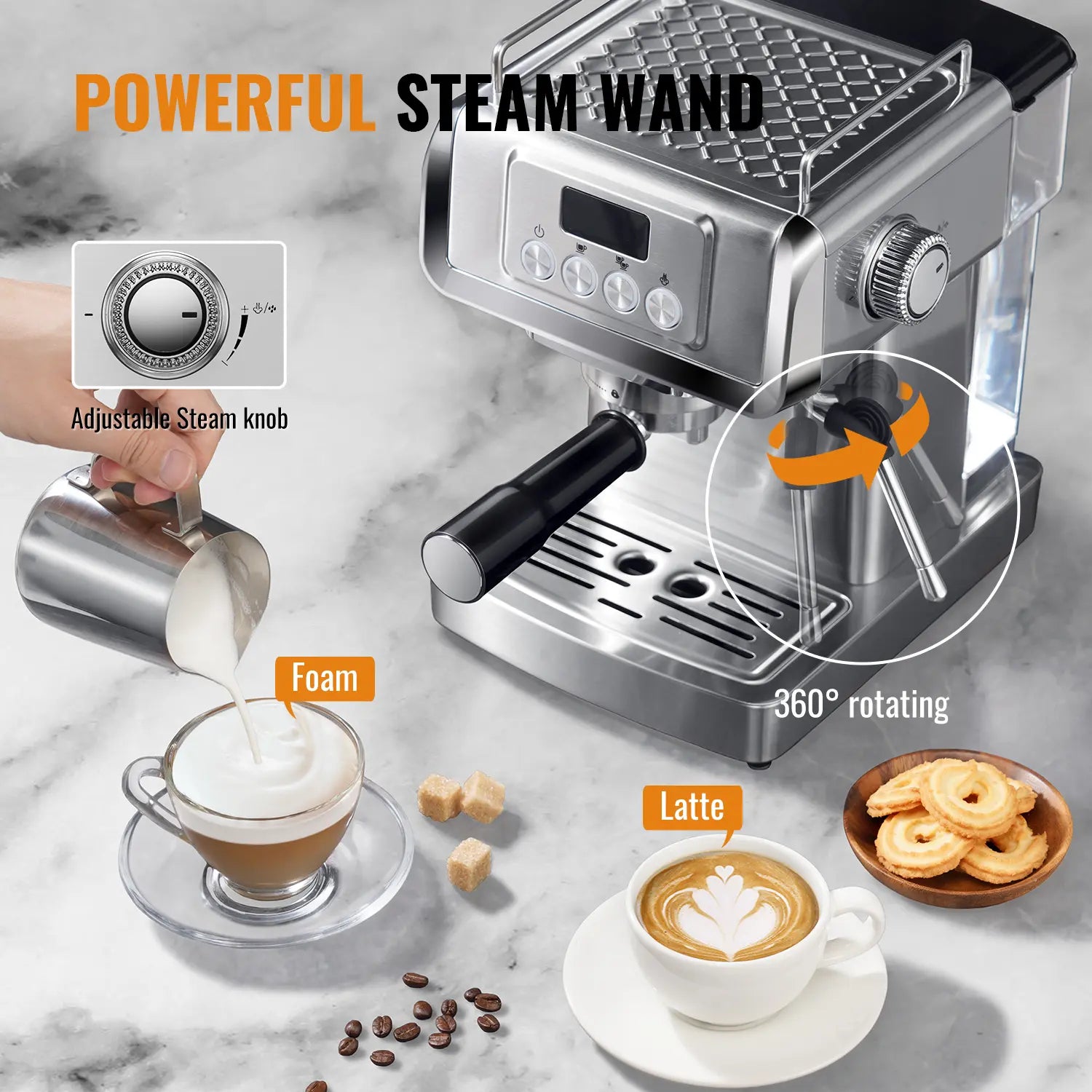 Professional Latte Cappuccino Maker
